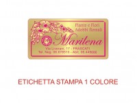 Etichette adesive per fioristi, fiorai e vivaisti (mm 40x20)  (cod.31G)